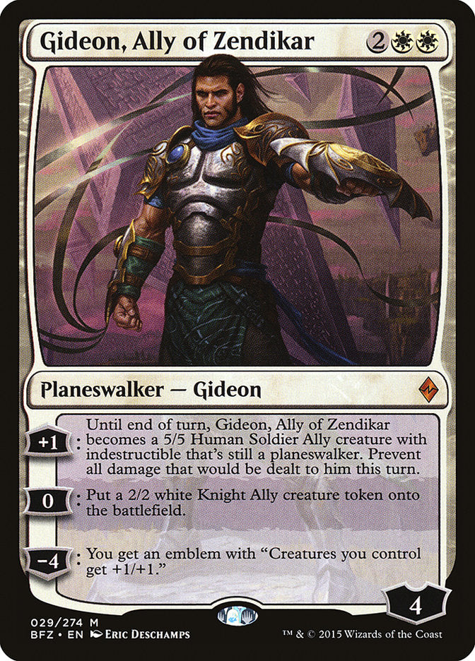 Gideon, Ally of Zendikar [Battle for Zendikar] | Webway Games