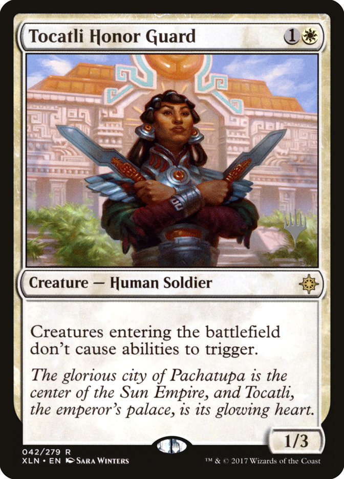 Tocatli Honor Guard (Promo Pack) [Ixalan Promos] | Webway Games