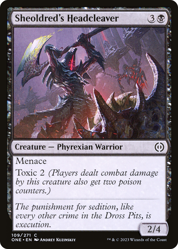 Sheoldred's Headcleaver [Phyrexia: All Will Be One] | Webway Games