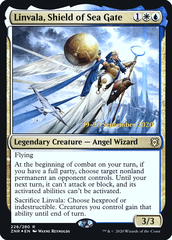 Linvala, Shield of Sea Gate  [Zendikar Rising Prerelease Promos] | Webway Games