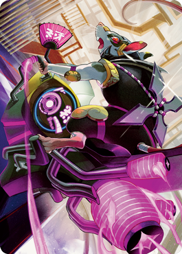 Nashi, Moon Sage's Scion Art Card [Kamigawa: Neon Dynasty Art Series] | Webway Games