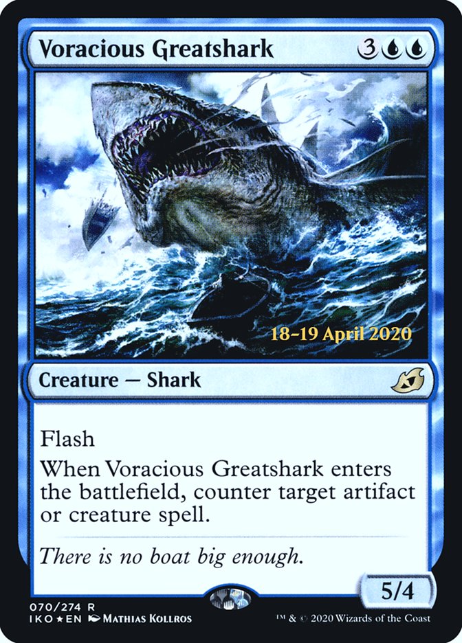Voracious Greatshark  [Ikoria: Lair of Behemoths Prerelease Promos] | Webway Games