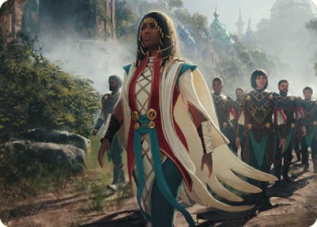 Queen Kayla bin-Kroog Art Card [The Brothers' War Art Series] | Webway Games
