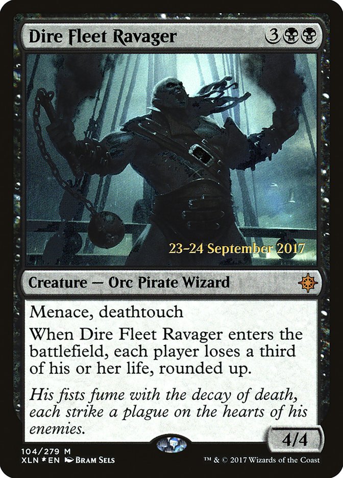 Dire Fleet Ravager  (Prerelease) [Ixalan Prerelease Promos] | Webway Games