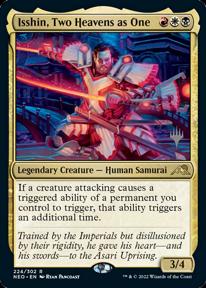 Isshin, Two Heavens as One (Promo Pack) [Kamigawa: Neon Dynasty Promos] | Webway Games