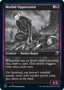 Morbid Opportunist [Innistrad: Double Feature] | Webway Games