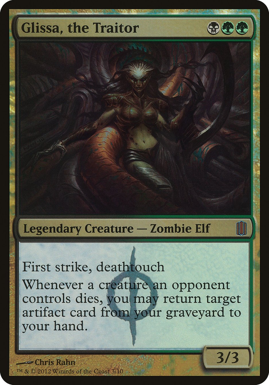 Glissa, the Traitor (Commander's Arsenal) [Commander's Arsenal Oversized] | Webway Games