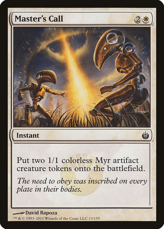 Master's Call [Mirrodin Besieged] | Webway Games