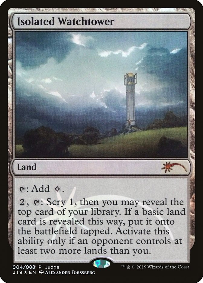 Isolated Watchtower [Judge Gift Cards 2019] | Webway Games