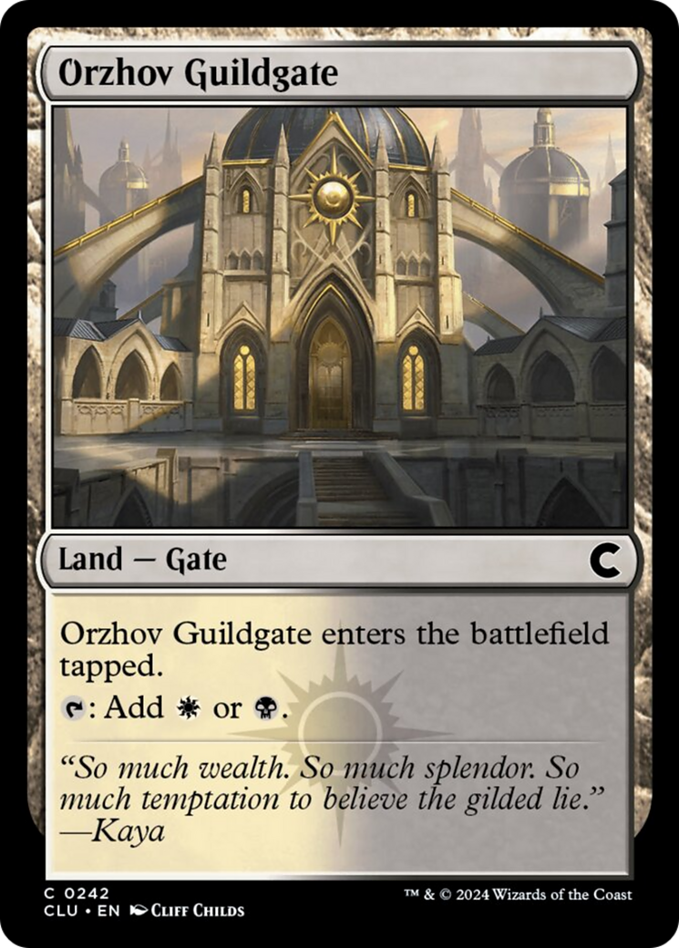 Orzhov Guildgate [Ravnica: Clue Edition] | Webway Games