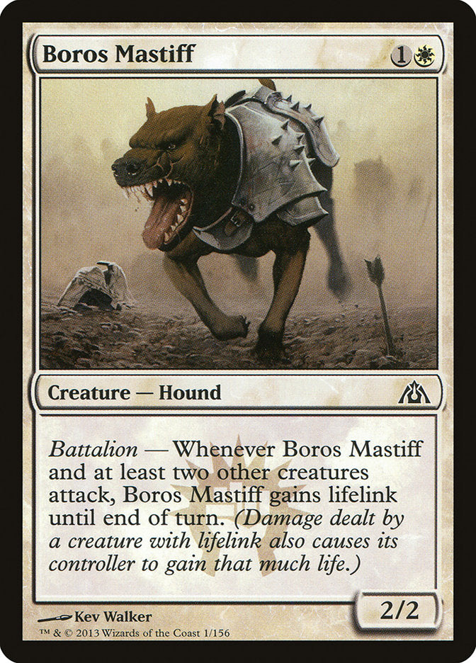 Boros Mastiff [Dragon's Maze] | Webway Games