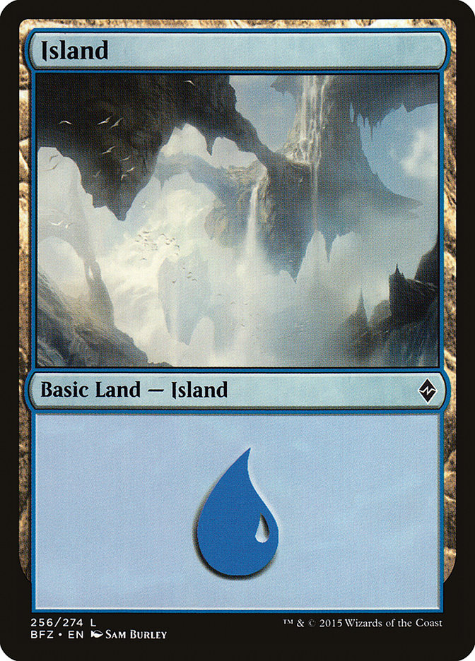 Island (#256a) [Battle for Zendikar] | Webway Games