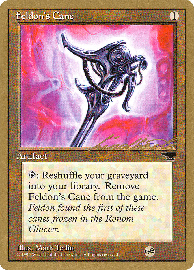 Feldon's Cane (Leon Lindback) (SB) [Pro Tour Collector Set] | Webway Games