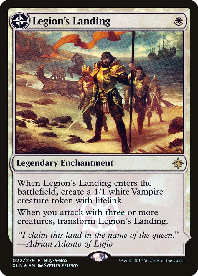 Legion's Landing // Adanto, the First Fort (Buy-A-Box) [Ixalan Treasure Chest] | Webway Games