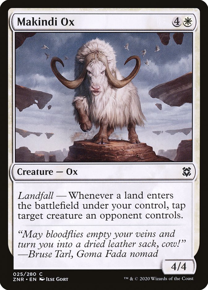 Makindi Ox [Zendikar Rising] | Webway Games