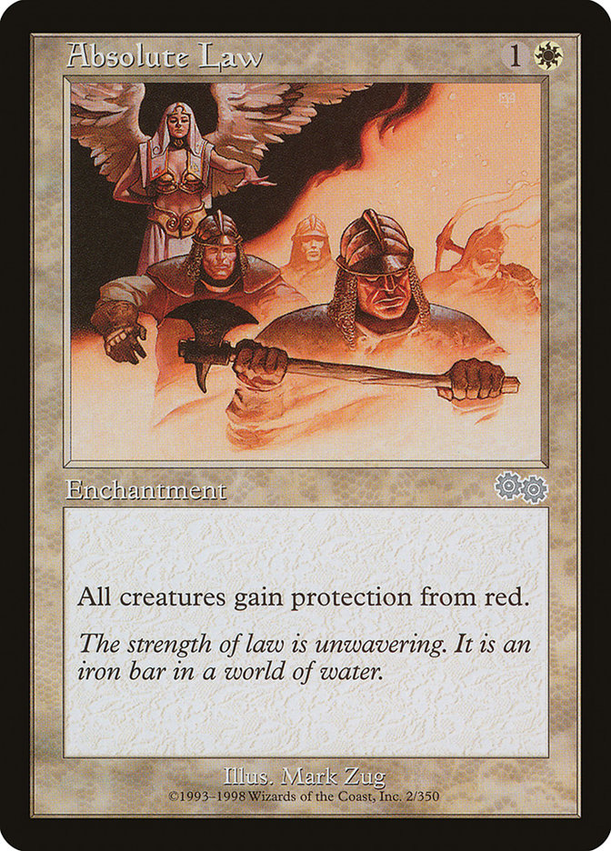 Absolute Law [Urza's Saga] | Webway Games