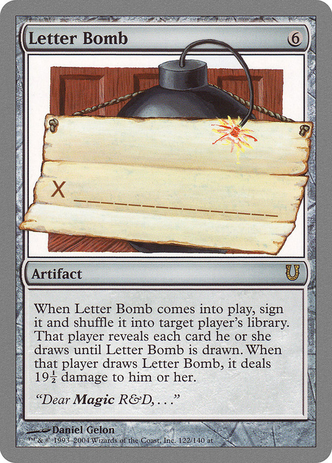 Letter Bomb [Unhinged] | Webway Games