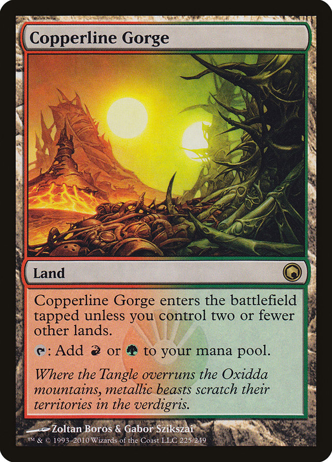 Copperline Gorge [Scars of Mirrodin] | Webway Games