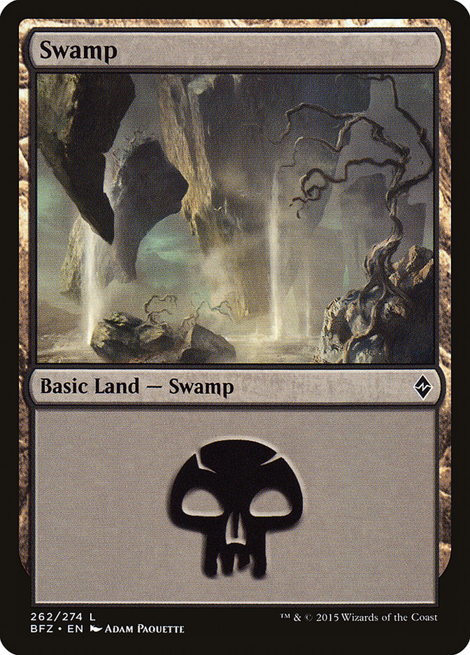 Swamp (#262a) [Battle for Zendikar] | Webway Games