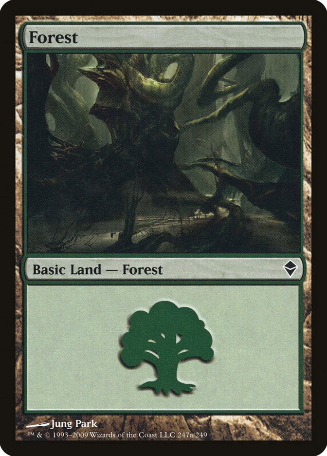 Forest (#247a) [Zendikar] | Webway Games