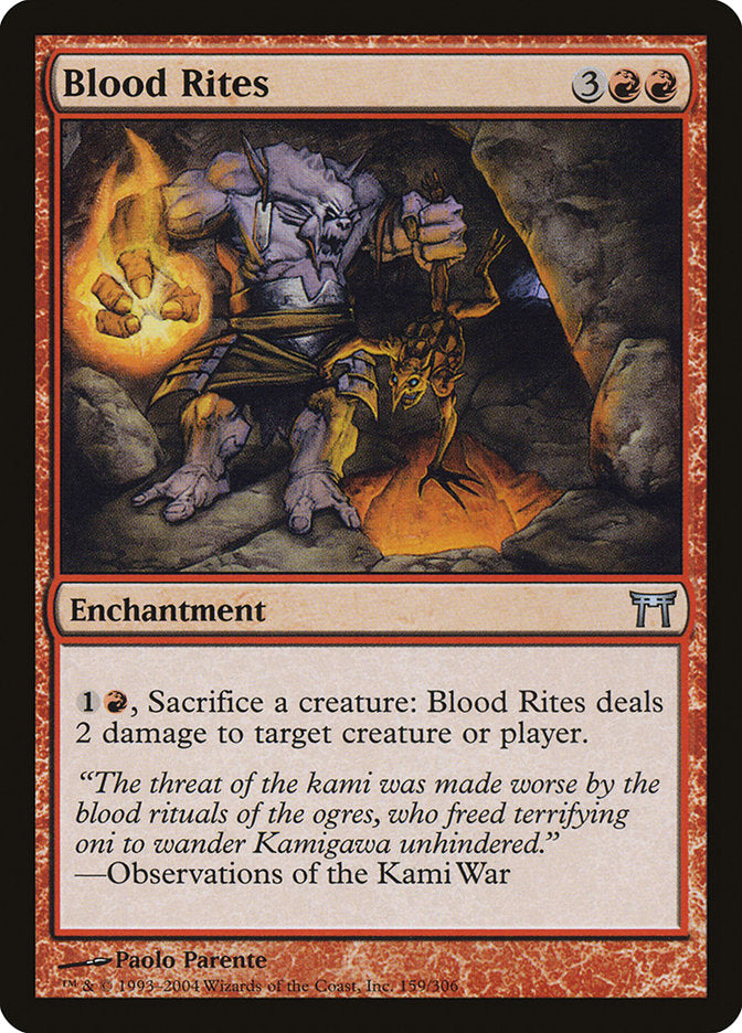 Blood Rites [Champions of Kamigawa] | Webway Games
