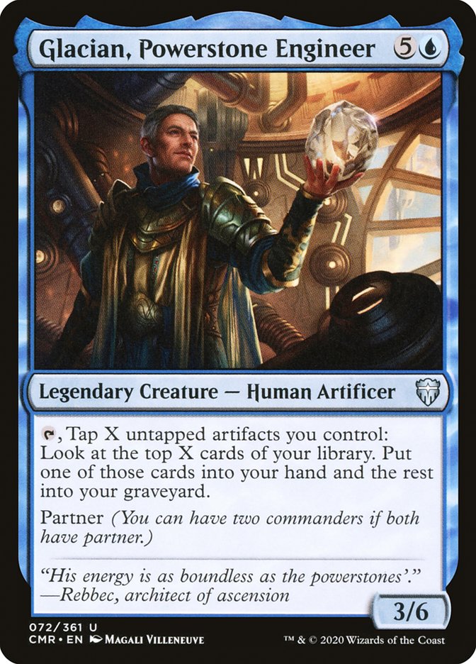 Glacian, Powerstone Engineer [Commander Legends] | Webway Games