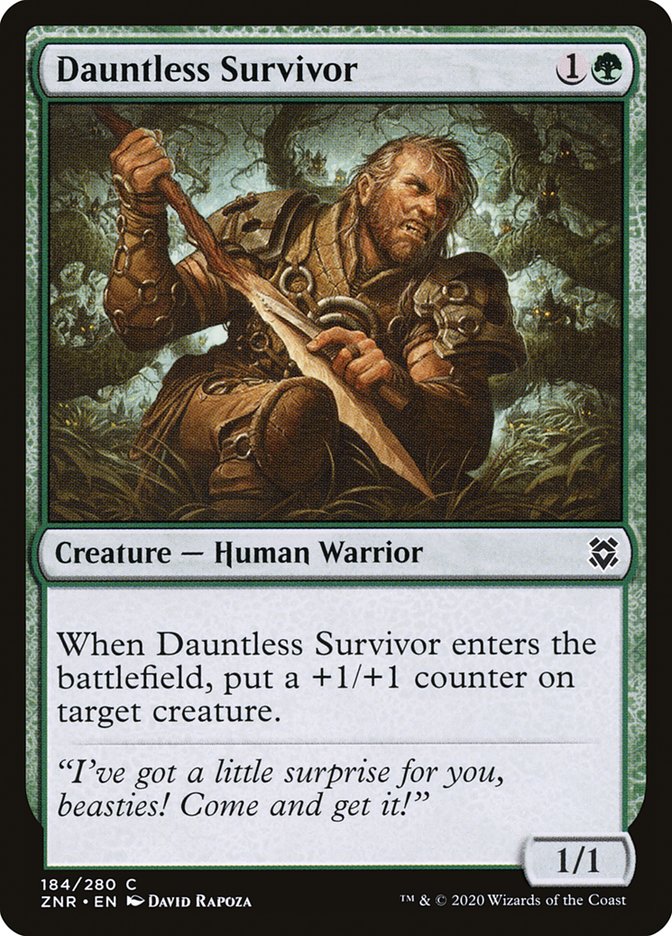 Dauntless Survivor [Zendikar Rising] | Webway Games