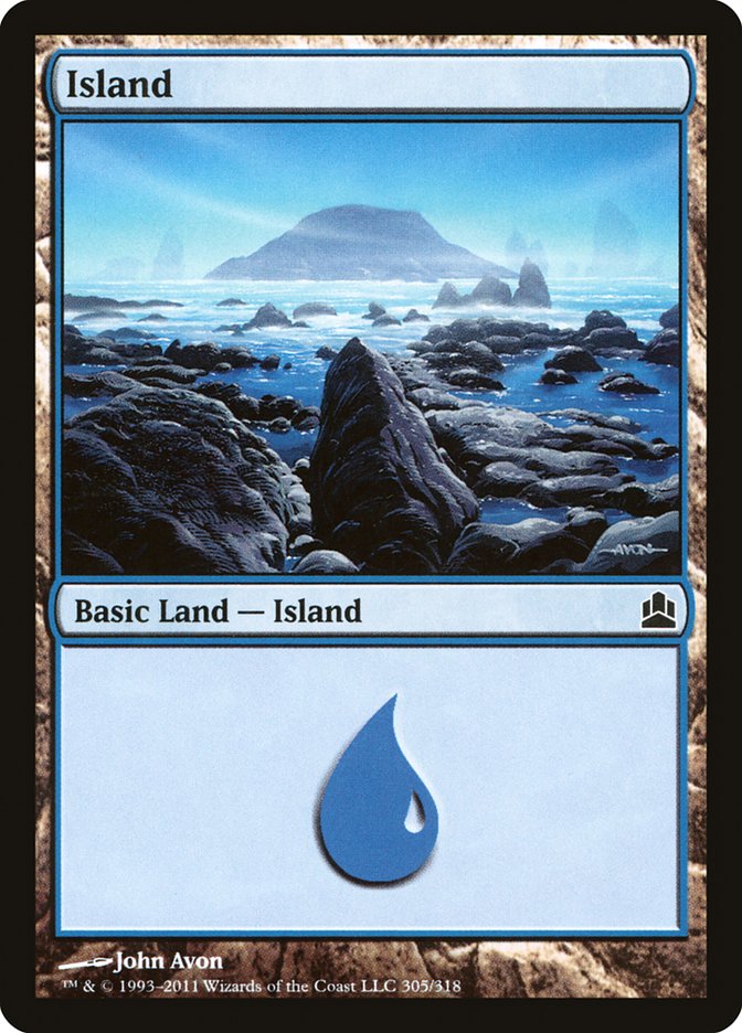 Island (#305) [Commander 2011] | Webway Games