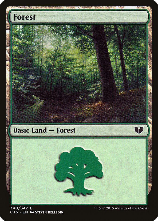 Forest (#340) [Commander 2015] | Webway Games