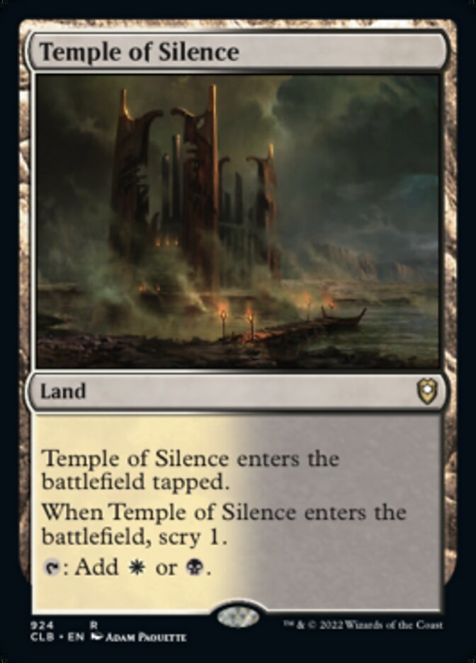 Temple of Silence [Commander Legends: Battle for Baldur's Gate] | Webway Games