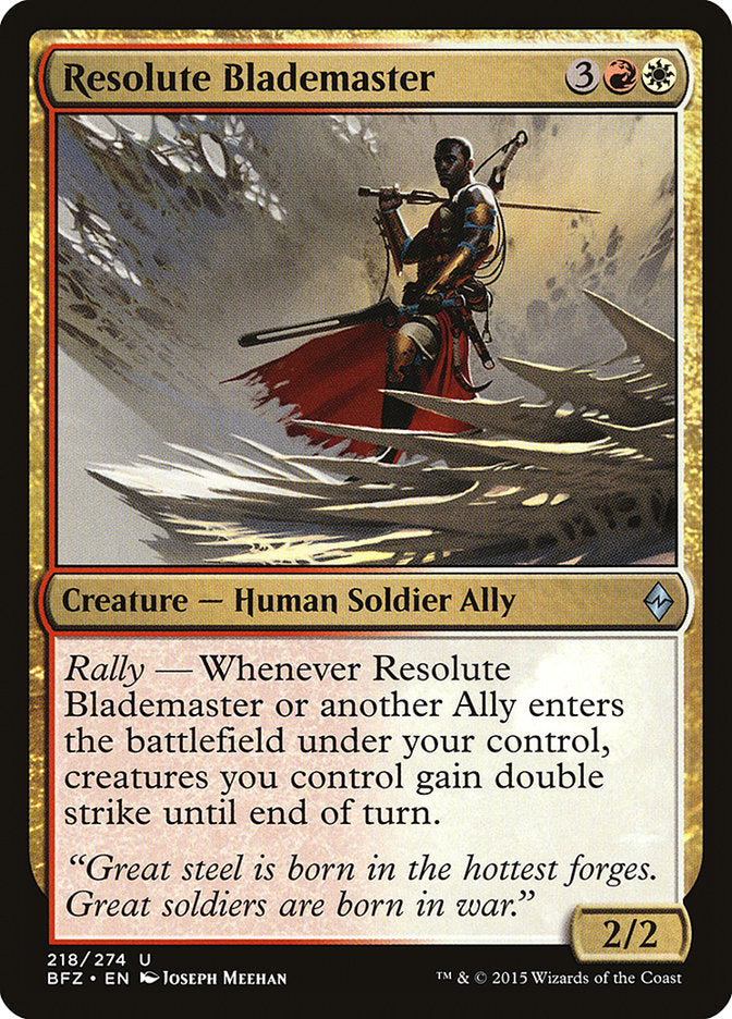 Resolute Blademaster [Battle for Zendikar] | Webway Games