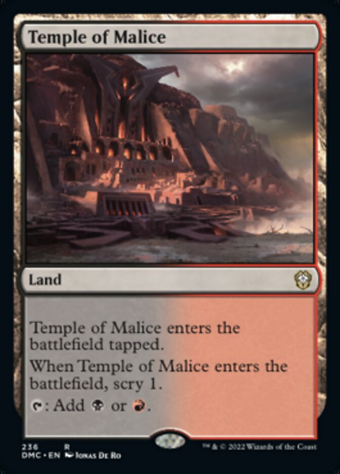 Temple of Malice [Dominaria United Commander] | Webway Games