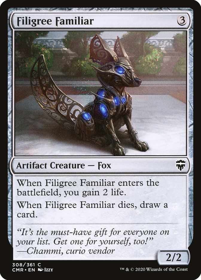Filigree Familiar [Commander Legends] | Webway Games