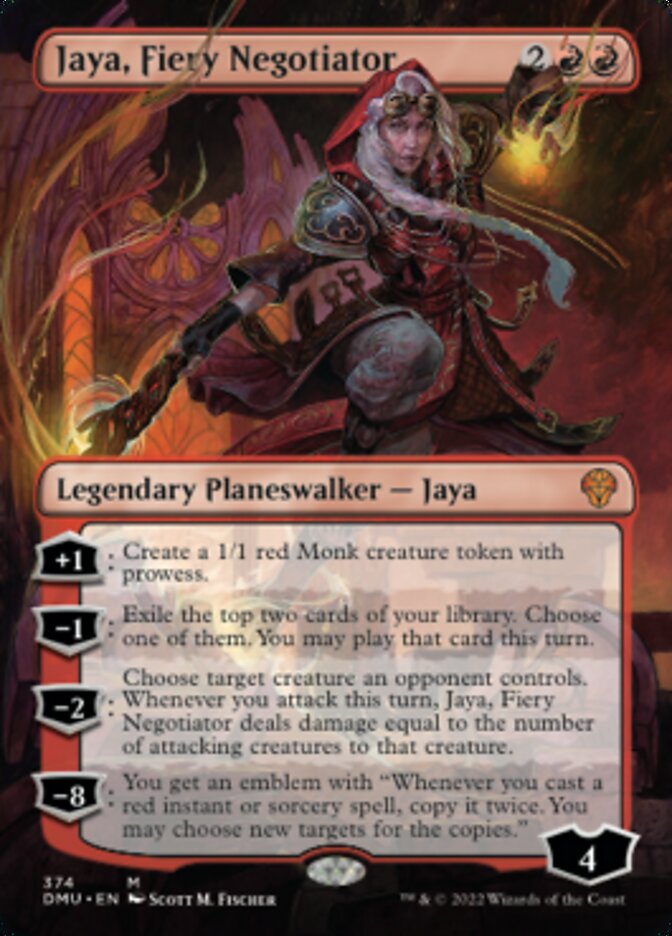 Jaya, Fiery Negotiator (Borderless) [Dominaria United] | Webway Games