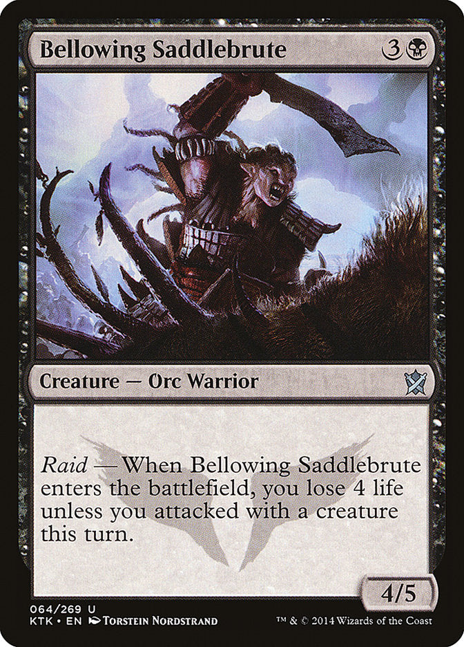 Bellowing Saddlebrute [Khans of Tarkir] | Webway Games