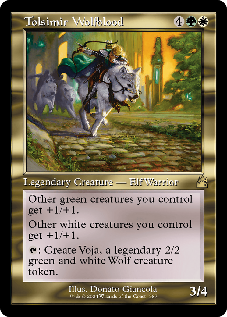 Tolsimir Wolfblood (Retro Frame) [Ravnica Remastered] | Webway Games