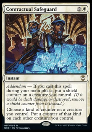 Contractual Safeguard (Promo Pack) [Streets of New Capenna Commander Promos] | Webway Games