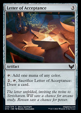 Letter of Acceptance [Strixhaven: School of Mages] | Webway Games