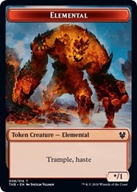 Elemental // Satyr Double-sided Token [Theros Beyond Death Tokens] | Webway Games