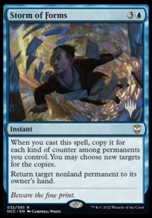 Storm of Forms (Promo Pack) [Streets of New Capenna Commander Promos] | Webway Games