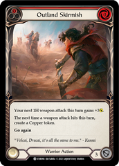 Outland Skirmish (Red) [EVR066] (Everfest)  1st Edition Rainbow Foil | Webway Games