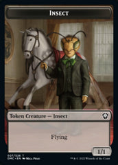 Soldier // Insect Double-sided Token [Dominaria United Tokens] | Webway Games