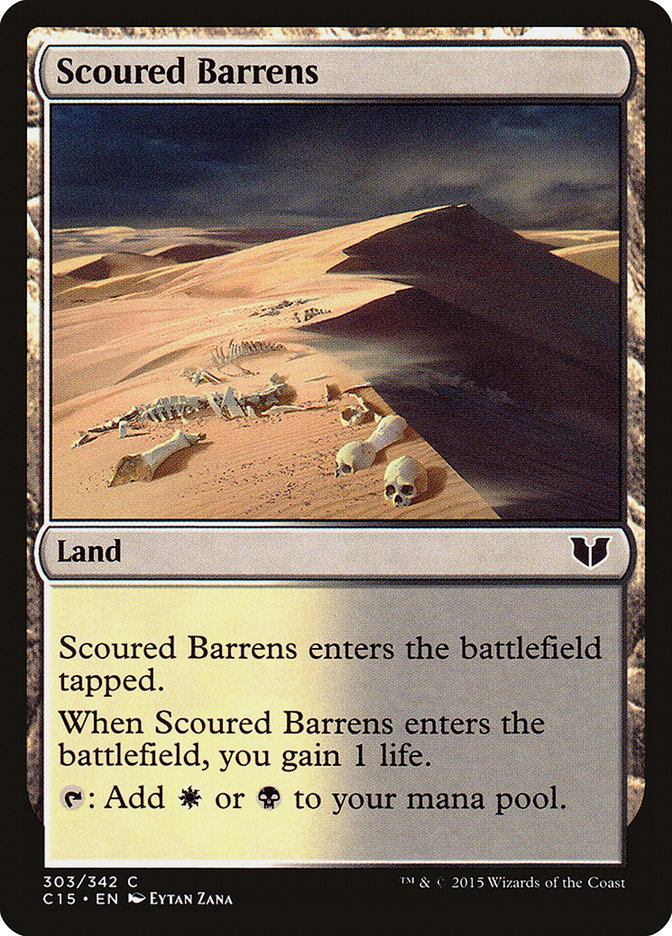 Scoured Barrens [Commander 2015] | Webway Games