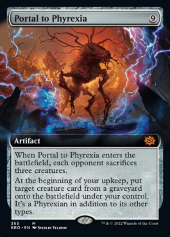 Portal to Phyrexia (Extended Art) [The Brothers' War] | Webway Games