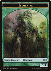 Elemental // Beast (019/036) Double-sided Token [Commander 2014 Tokens] | Webway Games