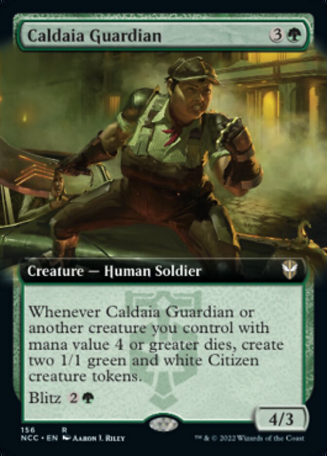 Caldaia Guardian (Extended Art) [Streets of New Capenna Commander] | Webway Games