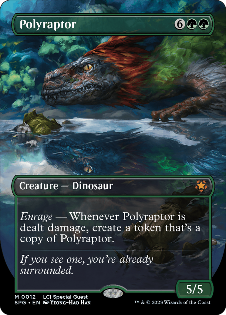 Polyraptor (Borderless) [The Lost Caverns of Ixalan Special Guests] | Webway Games