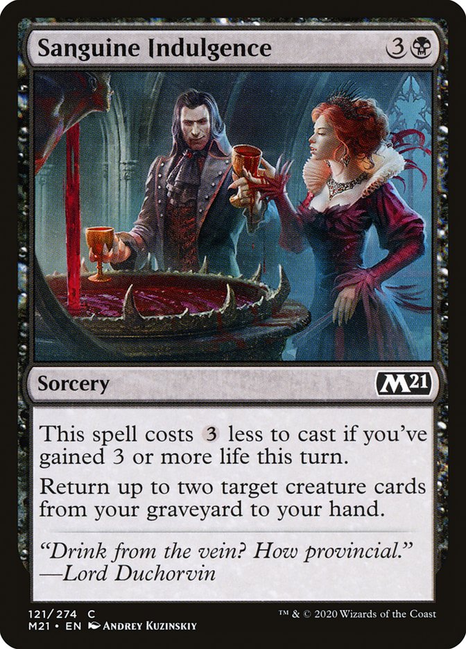 Sanguine Indulgence [Core Set 2021] | Webway Games