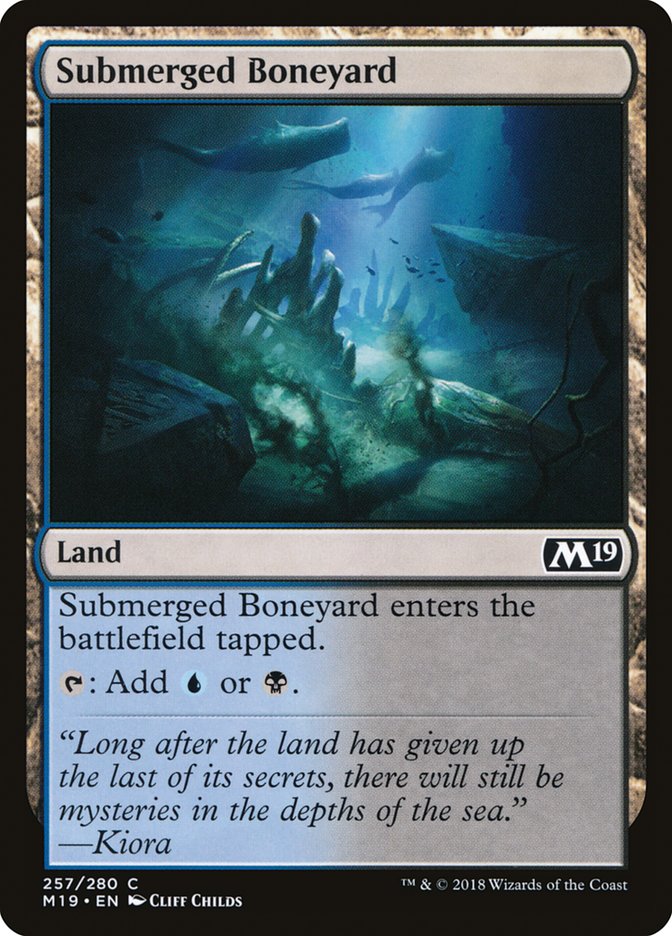 Submerged Boneyard [Core Set 2019] | Webway Games