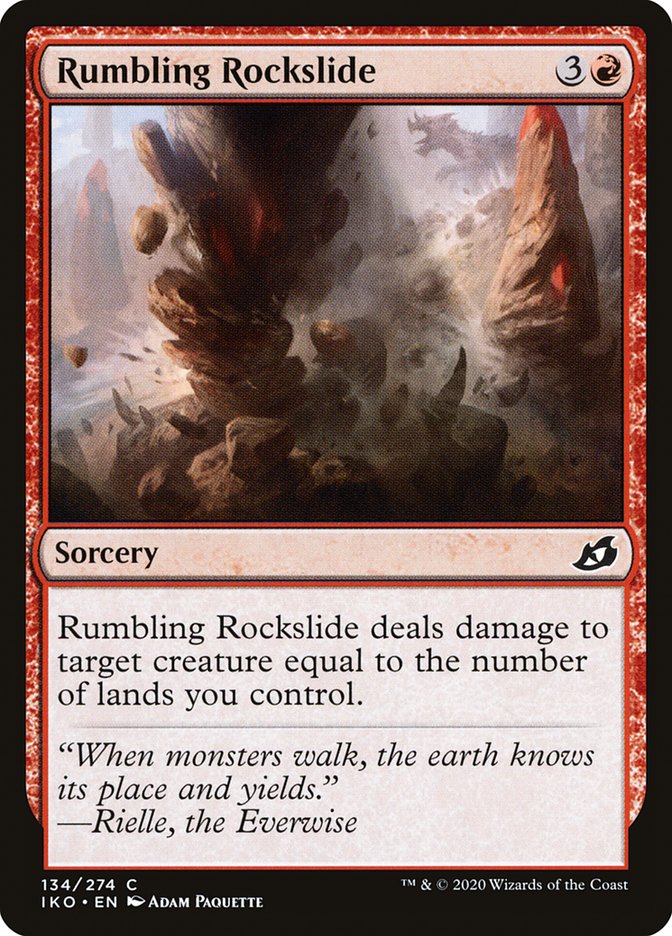 Rumbling Rockslide [Ikoria: Lair of Behemoths] | Webway Games
